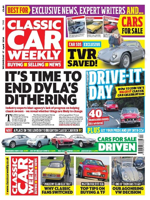 Title details for Classic Car Weekly by H BAUER PUBLISHING LIMITED - Available